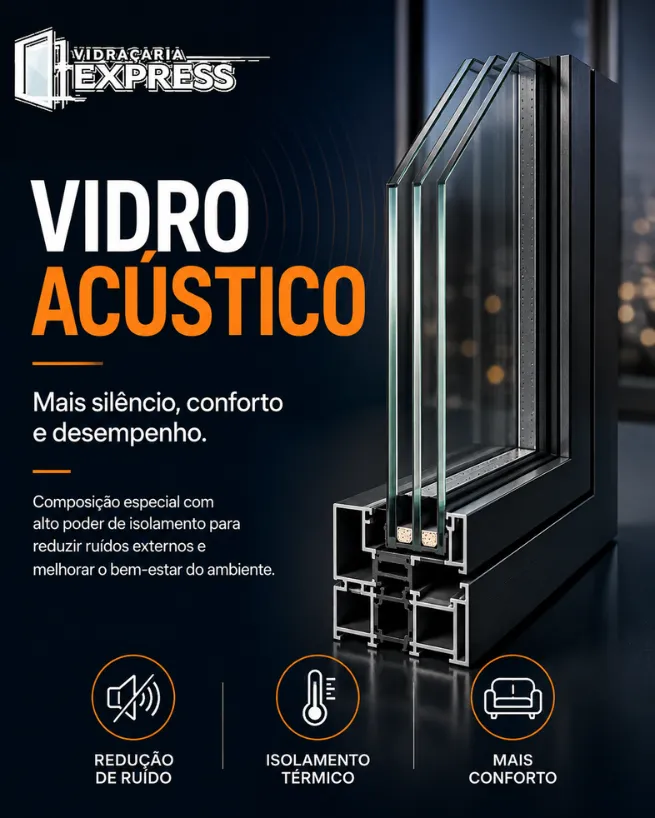 Vidro Acústico em Nova Odessa - vedação para melhorar conforto